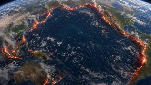 Тынық мұхиттық жанартаулық отты сақина туралы 15 қызықты дерек – әлемдегі жер сілкіністерінің 90%-ы болатын аймақ